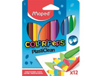 Zsírkréta, MAPED Color`Peps PlastiClean, 12 különböző 