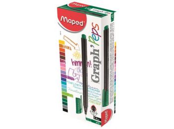 Tűfilc, 0,4 mm, MAPED Graph`Peps, zöld (IMA749113)