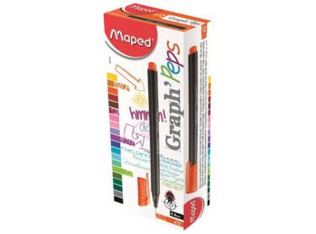 Tűfilc, 0,4 mm, MAPED Graph`Peps, narancssárga (IMA749116)