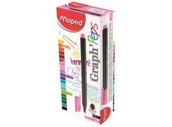 Tűfilc, 0,4 mm, MAPED Graph`Peps, pink (IMA749118)