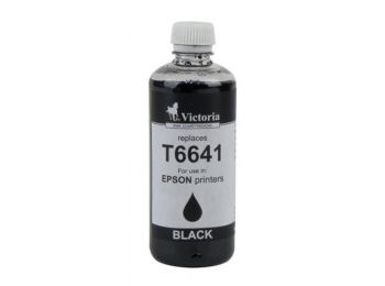 T66414 Tinta, L100, 200mfp nyomtatókhoz, VICTORIA, fekete, 100ml (TJV246)