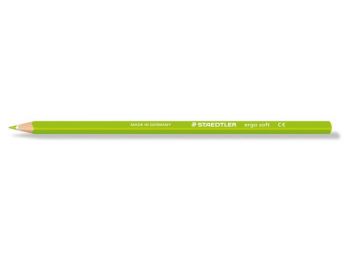 Színes ceruza, háromszögletű, STAEDTLER Ergo Soft, világoszöld (TS15750)