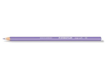 Színes ceruza, háromszögletű, STAEDTLER Ergo Soft, lila (TS1576)