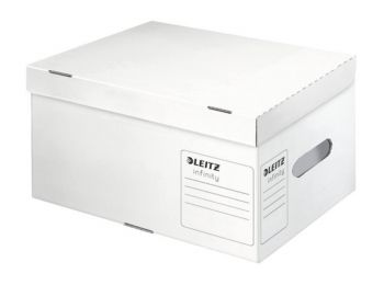 Archiválókonténer, S méret, LEITZ Infinity, fehér (E610