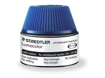 Utántöltő táblamarkerhez, STAEDTLER Lumocolor, kék (TS488513)