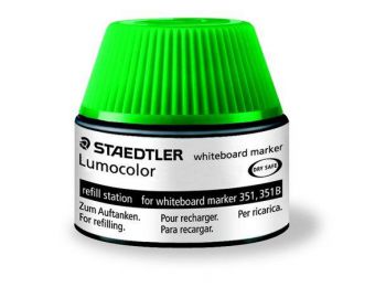 Utántöltő táblamarkerhez, STAEDTLER Lumocolor, zöld (TS