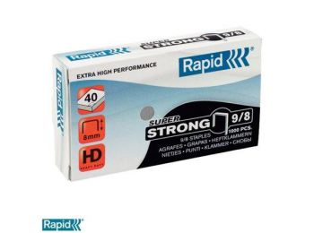 Tűzőkapocs, 9/8, horganyzott, RAPID Superstrong (E24870900