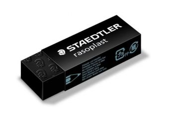 Radír, STAEDTLER Rasoplast 526 B20, fekete (TS526B209)