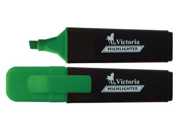 Szövegkiemelő, 1-5 mm, VICTORIA Color 100, zöld (TVI14021