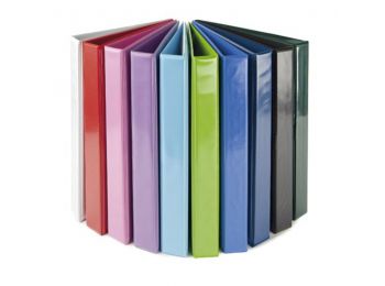 Gyűrűs könyv, panorámás, 4 gyűrű, 40 mm, A4, PP/karto