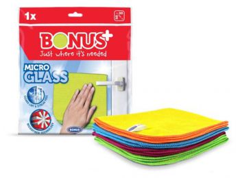 Ablaktörlő kendő, mikroszálas Bonus Premium Line (KHT380