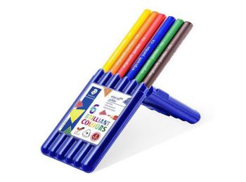 Színes ceruza készlet, háromszögletű, vastag, STAEDTLER