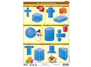 Tanulói munkalap, A4,  STIEFEL Felszínszámítás /munkaol