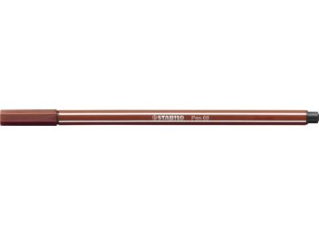Rostirón, 1 mm, STABILO Pen 68, téglavörös (TST6838)