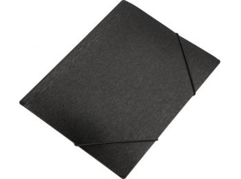 Gumis mappa, 15 mm, PP, A4, PANTA PLAST Simple, metál fekete (INP4105701)