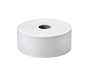 Toalettpapír, T1 rendszer, 2 rétegű, 26 cm átmérő, TORK Jumbo, fehér (KHH429)