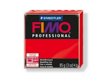 Gyurma, 85 g, égethető, FIMO Professional, piros (FM800420