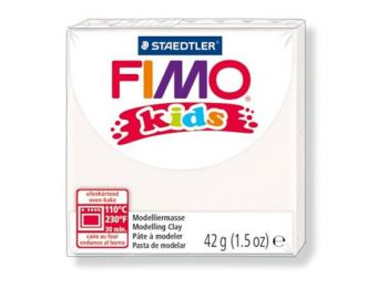 Gyurma, 42 g, égethető, FIMO Kids, fehér (FM80300)