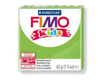 Gyurma, 42 g, égethető, FIMO Kids, világoszöld (FM803051
