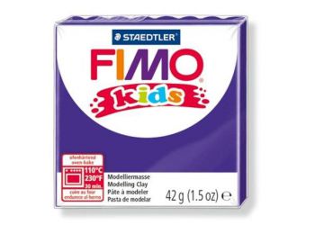 Gyurma, 42 g, égethető, FIMO Kids, lila (FM80306)