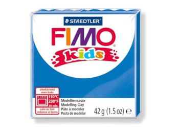 Gyurma, 42 g, égethető, FIMO Kids, kék (FM80303)