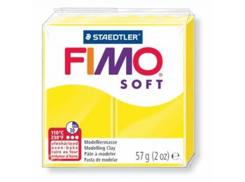 Gyurma, 57 g, égethető, FIMO Soft, citromsárga (FM802010)