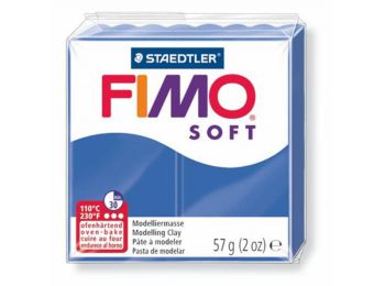 Gyurma, 57 g, égethető, FIMO Soft, fényes kék (FM802033)