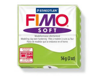Gyurma, 57 g, égethető, FIMO Soft, alma zöld (FM802050)