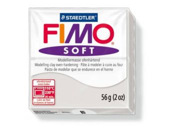 Gyurma, 57 g, égethető, FIMO Soft, delfinszürke (FM802080