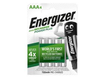 Tölthető elem, AAA mikro, 4x700 mAh, ENERGIZER Power Plus 