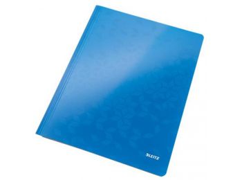 Gyorsfűző, laminált karton, A4, LEITZ Wow, kék (E3001003
