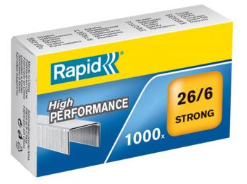 Tűzőkapocs, 26/6, horganyzott, RAPID Strong (E24861400)