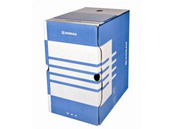 Archiválódoboz, A4, 200 mm, karton, DONAU, kék (D76634K)