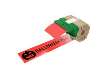 Etikett, folyamatos, műanyag, öntapadó, 88 mm x 10 m, LEI