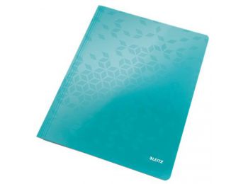 Gyorsfűző, laminált karton, A4, LEITZ Wow, jégkék (E300