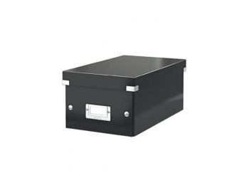 DVD tároló doboz, LEITZ Click&Store, fekete (E60420095)