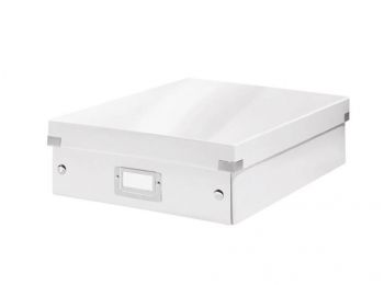 Tárolódoboz, rendszerező, laminált karton , M méret, LE