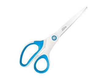 Olló, irodai, 20,5 cm, LEITZ Wow Titán, kék (E53192036)