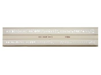 Betűsablon, 5 mm, KOH-I-NOOR (TKOH748035)