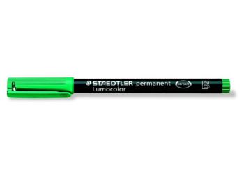 Alkoholos marker, OHP, 1-2,5 mm, STAEDTLER Lumocolor 314 B, zöld (TS3145)