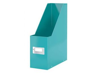 Iratpapucs, PP/karton, 95 mm, LEITZ Click&Store, jégkék (E