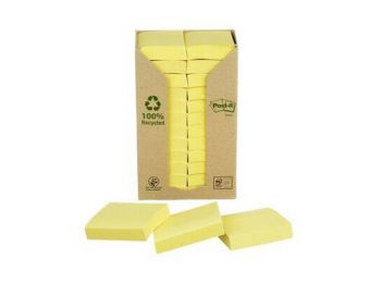 Öntapadó jegyzettömb, 38x51 mm, 24x100 lap, környezetbar