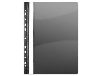 Gyorsfűző, lefűzhető, PVC, A4, DONAU, fekete (D1704FK)