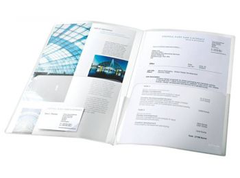 Rendszerező genotherm, kihajtható, A4, 180 mikron, narancs