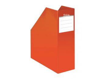 Iratpapucs, karton, 90 mm, VICTORIA, Premium, narancs (IDVPFN)