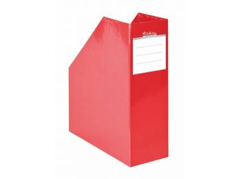 Iratpapucs, karton, 90 mm, VICTORIA, Premium, piros (IDVPFP)