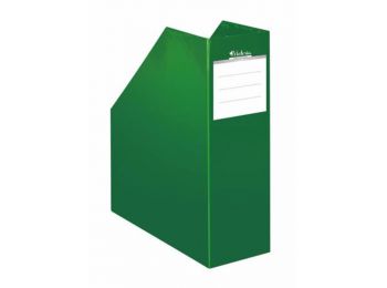 Iratpapucs, karton, 90 mm, VICTORIA, Premium, zöld (IDVPFZ)