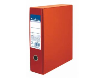 Tokos iratrendező, 75 mm, A4, karton, VICTORIA, narancs (ID