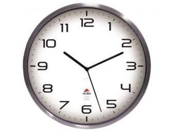 Falióra, kültéri, 35,5 cm, ALBA Horextra, ezüst (BHOREXT