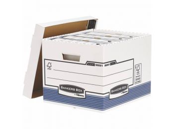 Archiválókonténer, karton, standard, BANKERS BOX® SYSTEM by FELLOWES®, kék (IFW00261)